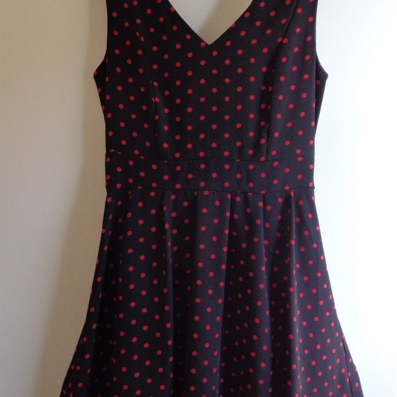 Retro black and red dress - Picture 2 of 11